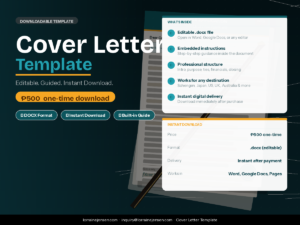 cover letter template