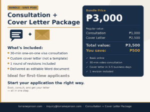 bundle consultation cover letter
